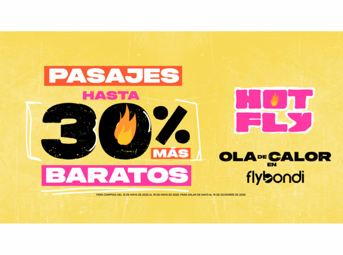 HotFly 2025: Flybondi lanza pasajes con hasta 30% de descuento para viajar por Argentina y Brasil