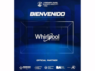 Whirlpool se suma al universo del pádel como sponsor oficial del Buenos Aires Premier Padel P1 by Visa