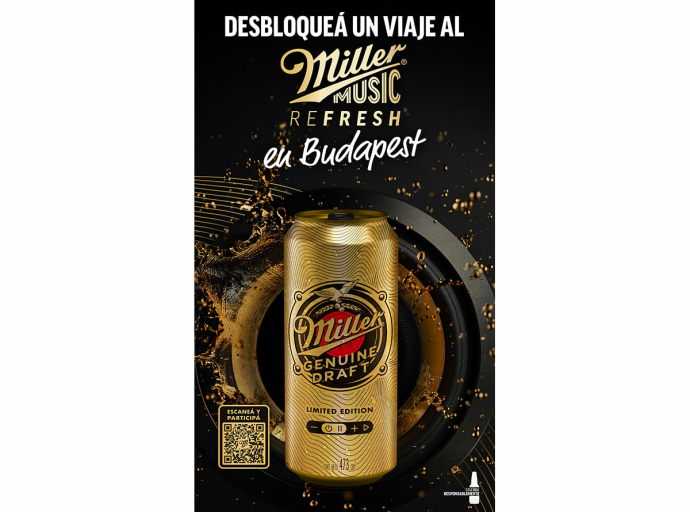Miller lanza una lata con acceso directo a Budapest y al Miller Music Refresh