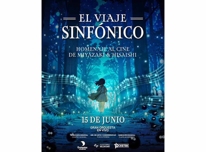 &quot;El Viaje Sinfónico&quot;: ¡Sumérgete en la magia de Studio Ghibli con una nueva función en el Auditorio Belgrano!