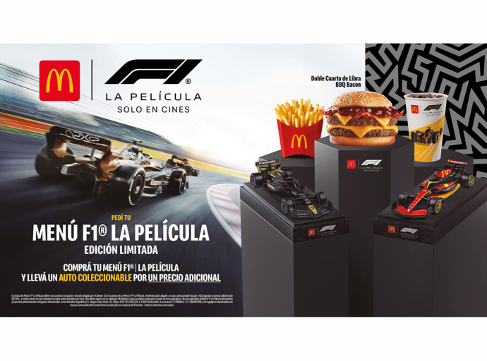 McDonald’s pisa el acelerador con el regreso del Menú F1®, ahora con autos coleccionables
