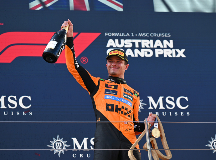 McLaren reina en Austria y firma una histórica doble victoria en Spielberg
