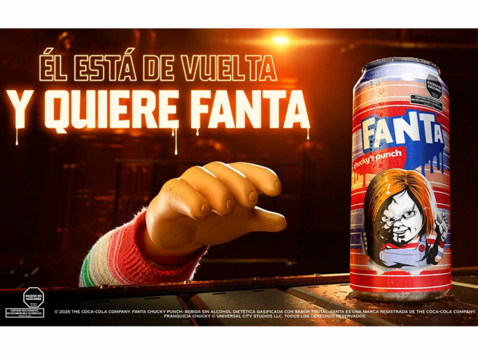 Fanta se une a Universal Pictures para traer por primera vez al más infame ícono del terror: Chucky.