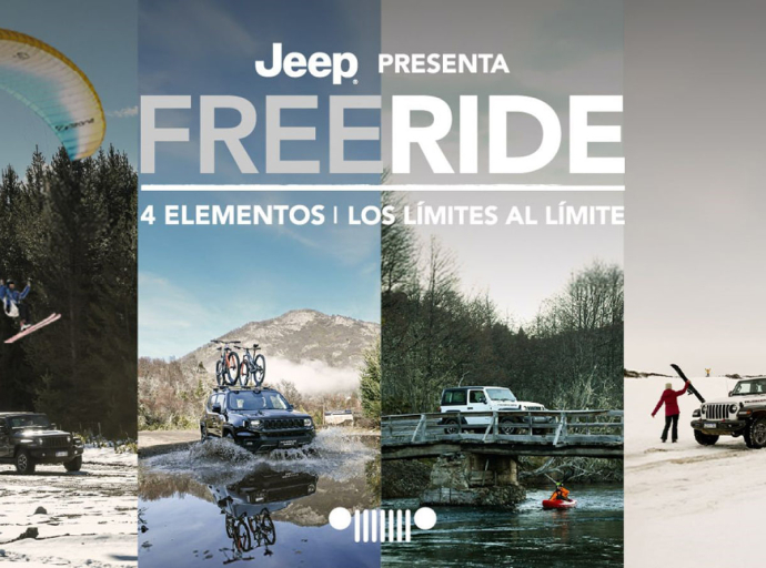 Jeep® lanza la segunda temporada de “FreeRide”: una campaña que lleva los límites al límite.