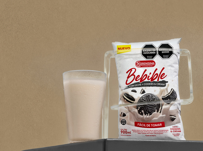 La Serenísima presenta su nuevo Bebible Cookies & Cream.