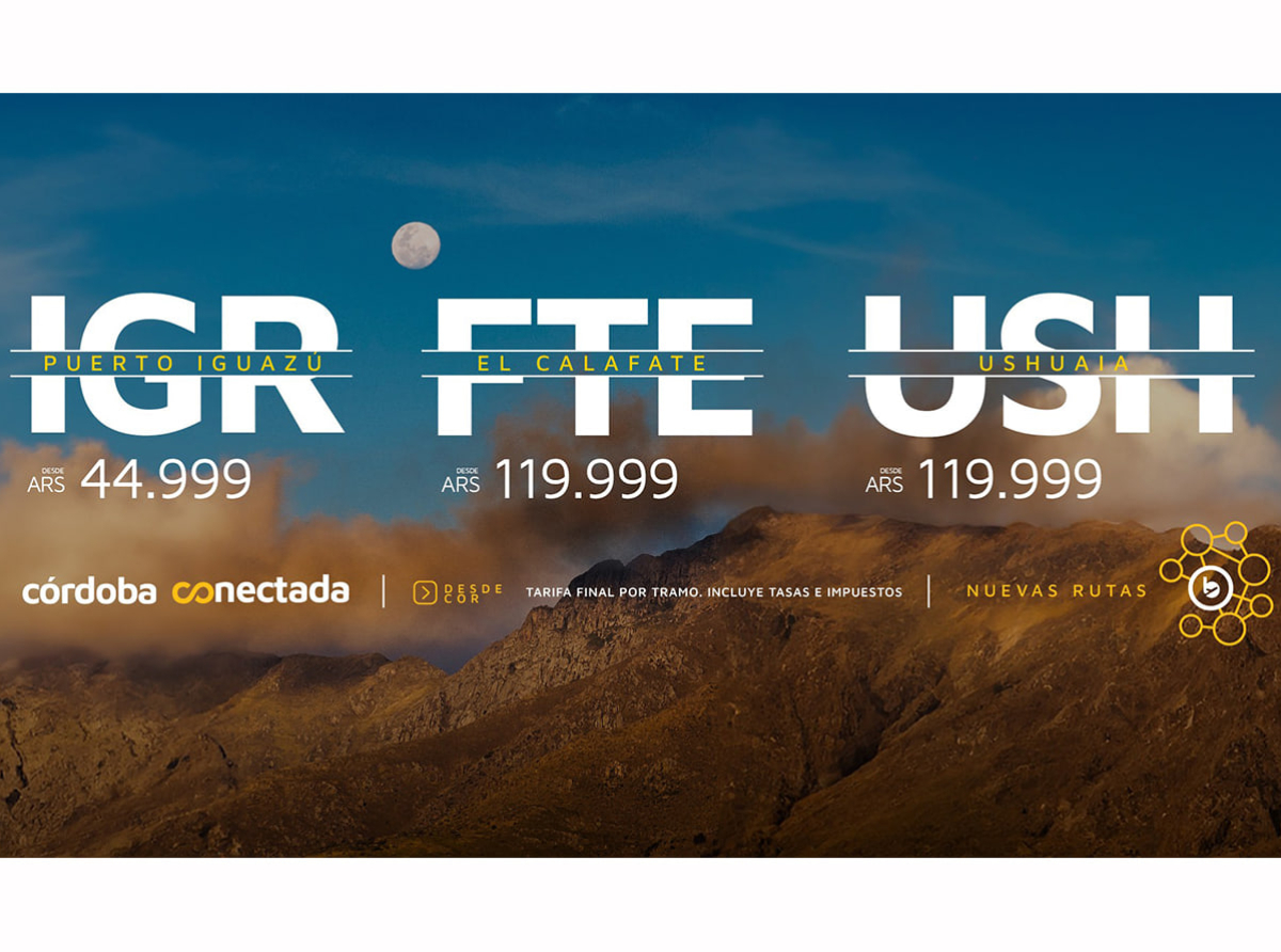 ¡Córdoba súper conectada: Flybondi lanza 3 nuevas rutas nacionales para la temporada de verano!
