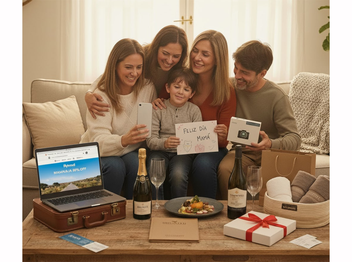 ¡A celebrar a mamá! Descuentos en vuelos, almuerzos gourmet, vinos de alta gama y tecnología para el regalo perfecto este 19 de octubre