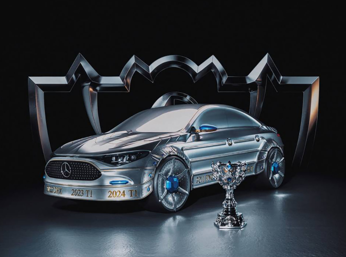 Mercedes-Benz fortalece su presencia en el mundo gaming: lanza el CLA Art Piece de League of Legends en homenaje al Worlds 2025.
