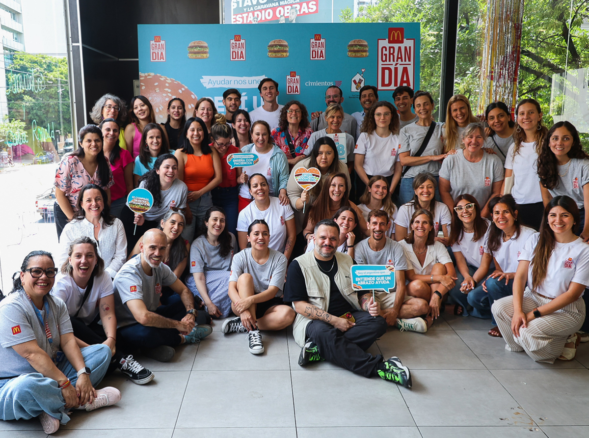 Récord solidario en el &quot;Gran Día 2025&quot;: McDonald’s transformó 135.000 Big Mac en ayuda para la educación y la salud infantil.