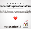Tecnología con propósito: MacStation y Casa Ronald Argentina se unen esta Navidad en la campaña