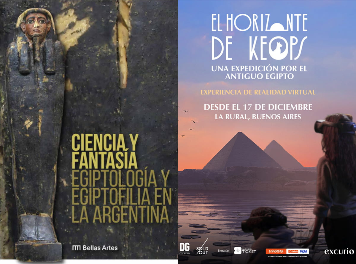 Egiptomanía en Buenos Aires: dos viajes al corazón del Nilo, entre la realidad virtual y los tesoros ocultos