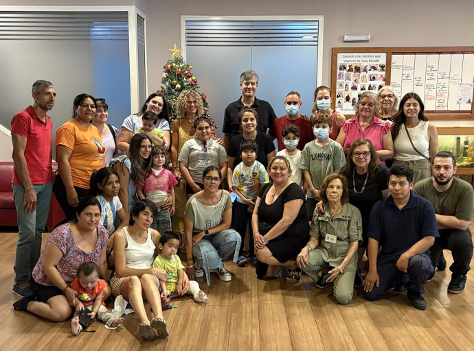 Mario Pergolini, Maru Botana y Maca Martínez Picabea compartieron una tarde mágica en Casa Ronald.