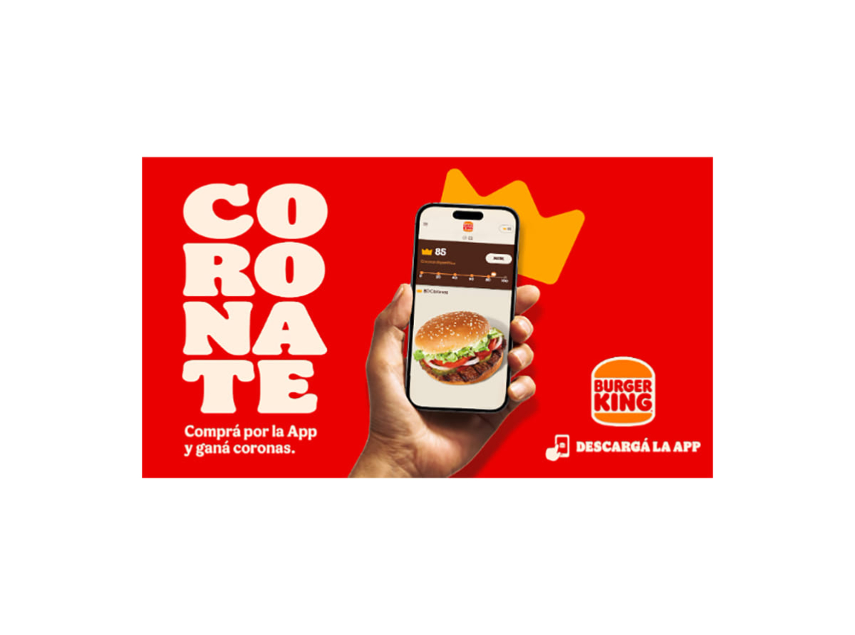 Fidelidad inmediata: Burger King renueva su app &quot;Mi BK&quot; y promete premios desde la segunda compra.