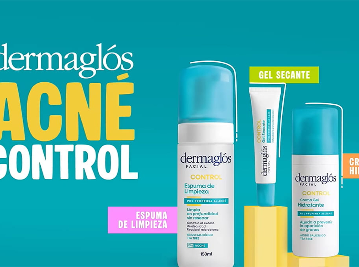 Dermaglós presenta "Control Acné": una rutina integral y una campaña que derriba los mitos del cuidado facial.